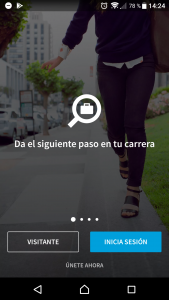 Buscar empleo en linkedin con la APP