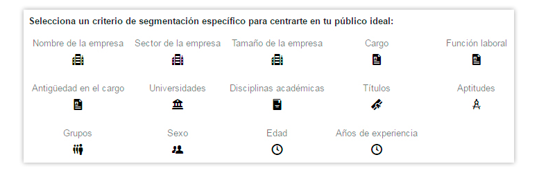 LinkedIn Ads Segmentación