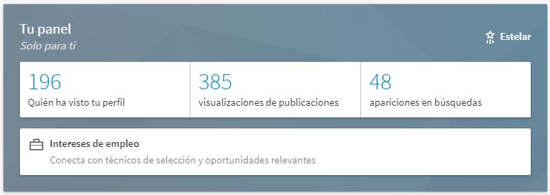 Curiosidades LinkedIn - visitas a tu perfil