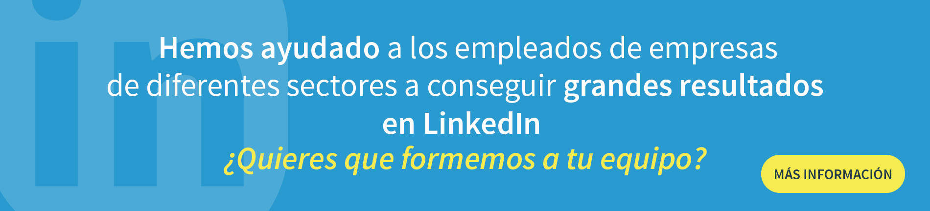 formación LinkedIn para empresas