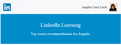LinkedIn Learning sugerencias de cursos