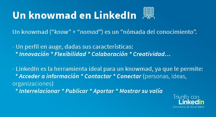 Knowmad en LinkedIn - Infografía