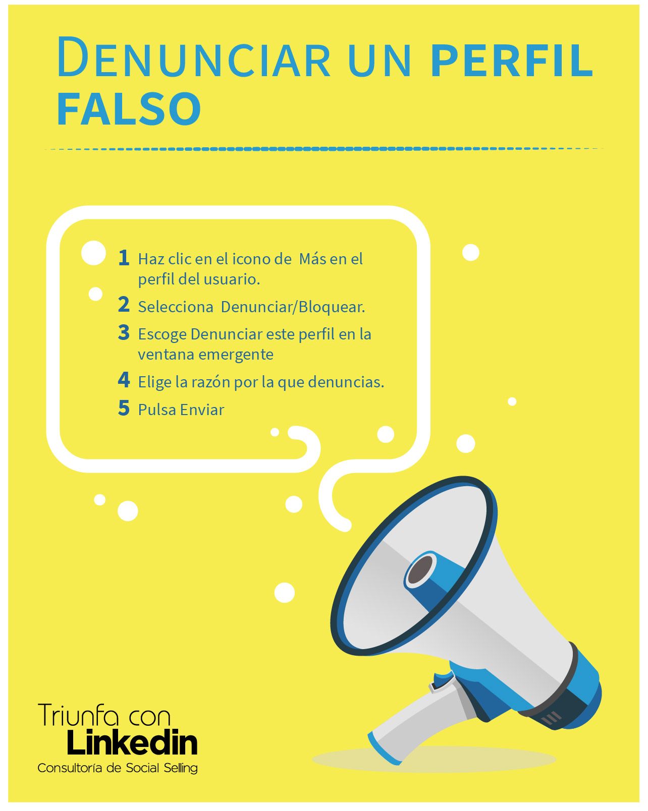 Como denunciar perfiles falsos